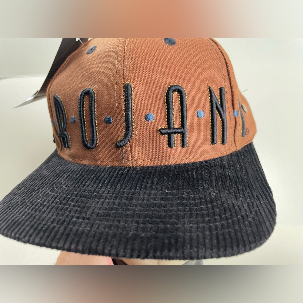 Vintage Rare Trojans College University Brown Hat Cap Raised Embroidery Letters - Picture 1 of 12